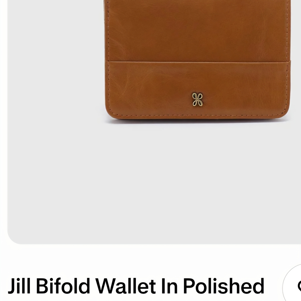 HOBO Jill Bifold Wallet in Truffle Color - Picture 3 of 4
